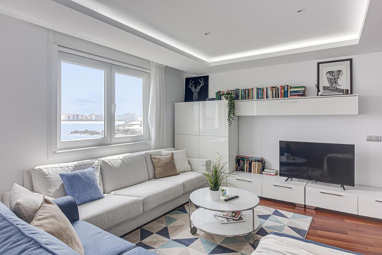 Riazor Ocean View Apartment A Coruña Exterior foto